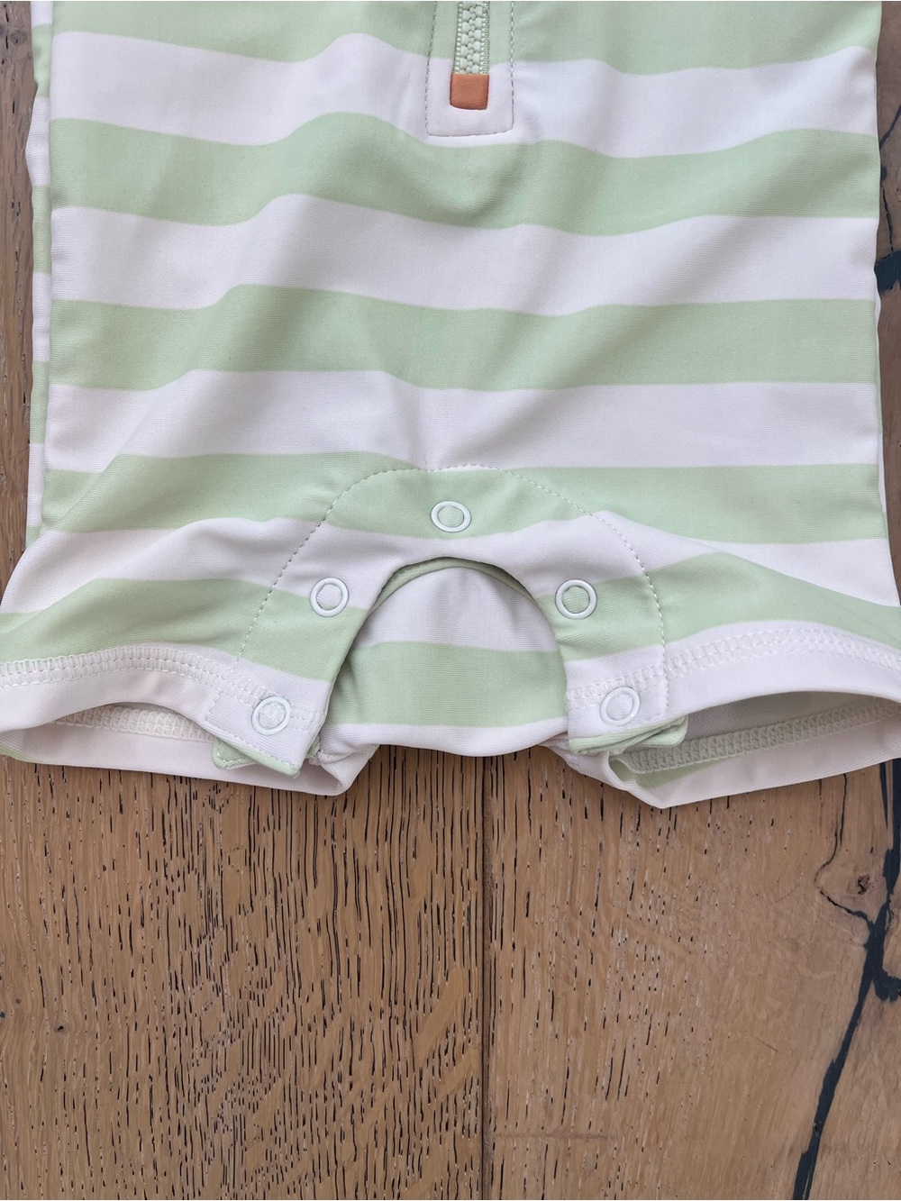 Little Co Infant Baby Boy Swim Long Sleeve Striped Retro Rashguard 6 months - Picture 4 of 4
